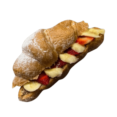 Croissant ovocný s nutellou